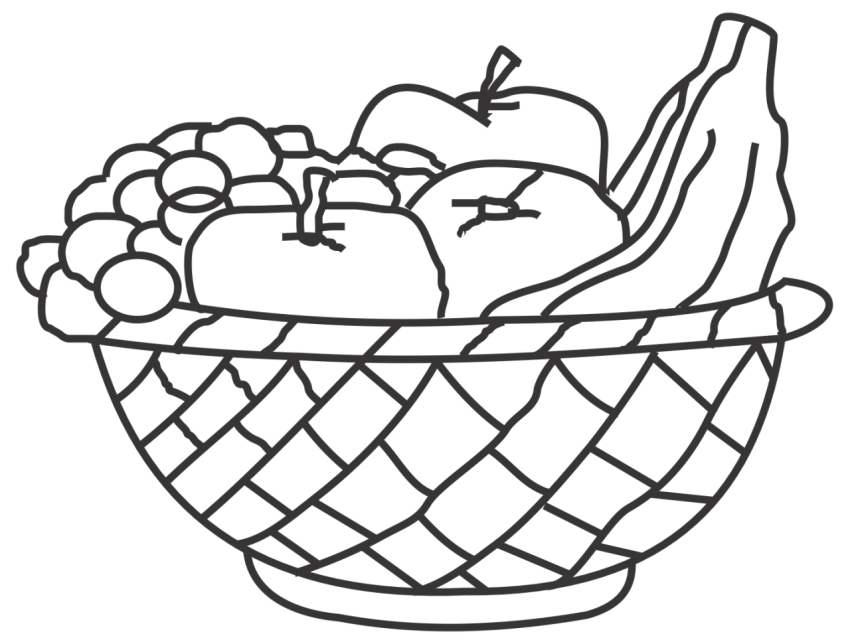 Basket Containing Fruits